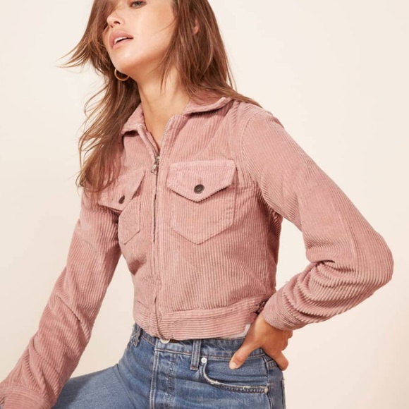 Reformation Jackets & Blazers - Reformation Texas Jacket Pink Corduroy